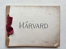 Harvard University Antique 1891 Book Portfolio of Photos, 35 Photogravures picture
