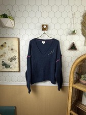 SUNDRY from Revolve Wool Blend Navy Bonjour Oversized Sweater - Size - 3(Large) picture
