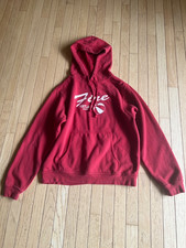 Vintage 2000s Portland Fire WNBA Hoodie Sweatshirt Red Jones Mitchell Small Rare picture
