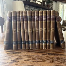 Lot 13  Vårt Hems Gyllene Bibliotek Swedish Books Antique 1930s Decorative Stack picture