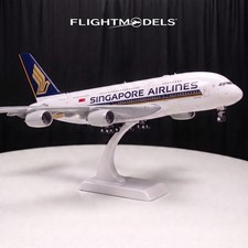 Airbus A380 Singapore Airlines Diecast Model Plane 20cm 8 Inch Display Aircraft picture