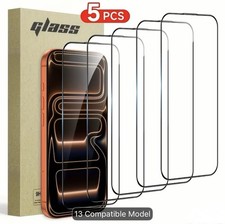 5PCS Screen Protector for iPhone 16 Pro Tempered Glass 9H HD Clear Anti-Scratch picture