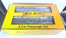 MTH 30-6782 Railking 4 Car 60' NYC Streamlined Passenger Cars - O gauge picture