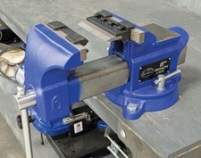 Eastwood 4in Vise Mount Press Metal Brake Bend Sheet Heavy Duty Bench Iron Clamp picture