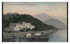 Bellagio Lake Como Hotel Standard Postcard COPY RPPC picture
