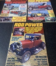 July 1976 + Oct 1976 + Winter 1977 Vintage LOT OF (3) Rod Power Magazines * picture
