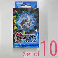 Nintendo Pokemon Poker Playing Cards Black 2 2012 Set of 10 [Sealed] JAPAN picture