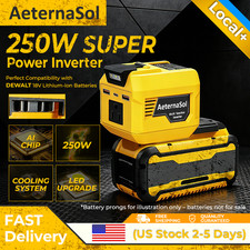 250W-300W Power Inverter for Dewalt 20V Battery AC 110V Outlet Portable Camping picture