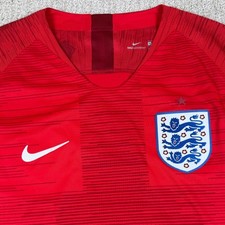 Nike Mens XL Red 2018 England National Team Vaporknit Soccer Jersey picture