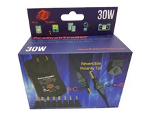 3v-12v AC/DC Universal Power Adapter 30W 2500ma Reversible Polarity USB 8 Tip picture