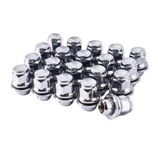 20PC Original Style Chrome 12x1.5 Wheel Nuts Taper Base For Toyota Lexus picture