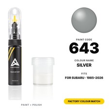 Touch Up Paint For Subaru 643 Silver OEM Factory Precision Color Match Paint picture
