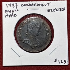 1787 Connecticut Small Head Museum Electrotype picture