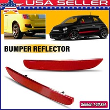 1-10xRear Bumper Trim Reflectors For 12-17 FIAT 500 Body Replacement Parts picture
