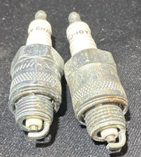 Vintage NOS Champion UJ-10Y Spark Plugs Pair Harley Panhead Shovelhead V-Twin picture