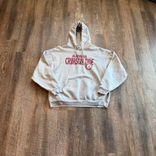 Russell Athletic Alabama Crimson Tide Hoodie XL Gray College Football picture