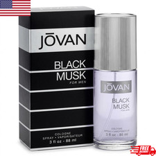 Jovan Black Musk by Jovan 3.0 oz Cologne Spray Men New in Box picture
