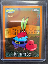 2025 Topps Chrome SpongeBob SquarePants Mr. Krabs #28 12/25 picture