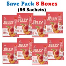 8 X WINK WHITE W Fiber Jelly Peach Flavor Dietary Supplement 56 Sachets picture