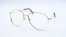 NEW AMERICAN OPTICAL GENERAL GOLD HAVANA AUTHENTIC FRAMES EYEGLASSES 58-14 picture