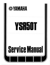 1987 Yamaha Ysr 50t Service Repair Manual Printed & Comb Bound picture