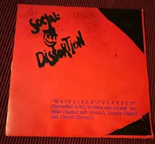 Social Distortion -Mainliner/Playpen 7” Vinyl 1982 2nd Pressing/OOP/RARE picture