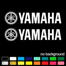 (2) Sticker for Yamaha Decal Motorcycle Boat Tank Wheel Bike yz yzf fzr r1 r6 picture