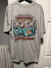 Gildan John Force 30 Years XXX Hardcore Racing NHRA Gray T-Shirt XL picture
