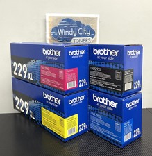 Brother TN229XL Toner Cartridge Set 4-Pack BCMY Genuine OEM Sealed New picture
