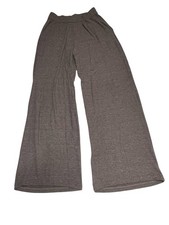 LESET Wide Leg Pant Brown Soft Comfortable Lounge Pants Sz Small picture