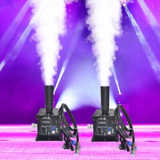 2 Pack LED CO2 Jet Smoke Machine & 6m Hose CO2 Cannon DMX Blaster DJ Disco Stag picture