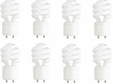 12-Pack 13W T2 Spiral CFL GU24 Light Bulbs 2700K 900lm Soft White 120V picture