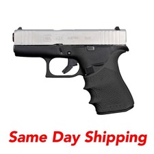 Hogue HANDALL Beavertail Handgun Grip Sleeve, Glock 43X,48, Black Rubber - 18210 picture