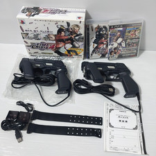 PS3 TIME CRISIS 4 + 2 Guncon3 + LED Marker with Box 2 games Tested PlayStation3 picture