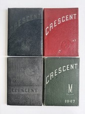 Vintage 1940s Crescent Yearbooks Lot Of 4, Minerva, Ohio High School picture