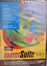 IBM LOTUS OFFICE SMARTSUITE 9.8.1 Organizer Approach Word 1-2-3 Windows XP 10 11 picture