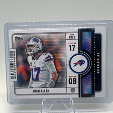 Topps 2026 Josh Allen Buffalo Bills Big Ticket Player Insert #BTP-2 picture