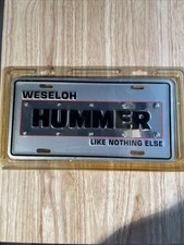 Vintage Weseloh Hummer Like Nothing Else Plate – Original 2005 Era picture