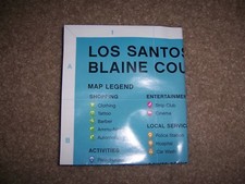 GTA GRAND THEFT AUTO 5 V LOS SANTOS XBOX ONE 1 PLAYSTATION 4 PS4 - MAP ONLY picture