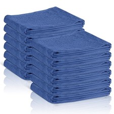 Surgical Towels for Cleaning Huck Towels 12 Pack 100% Cotton Size 15X25 Blue Cle picture