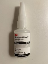3M Scotch-Weld PR100 Instant Adhesive for Plastic & Rubber Clear 20g Exp 2027  picture