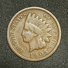1905 Indian Head Small Cent Penny BN Bronze Business Strike Philadelphia KM#90  picture