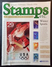 Stamps etc. Magazine - January / Fabruary / March 1994 - Winter Sports picture