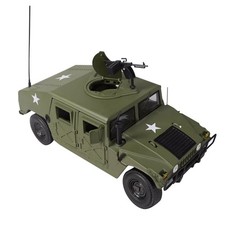 New 24cm Diecast Alloy 1/18 For Hummer Hmmwv Battlefield Vehicle Model picture