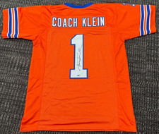 Henry Winkler Signed Auto Coach Klein Waterboy Football Jersey XL Schwartz COA picture