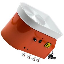 Electric Pottery Wheel Red 280W 25cm Plate for Pro & Amateur Art Creations picture
