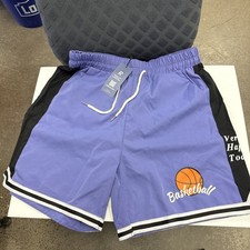 ROMWE purple basketball  XL Shorts.   picture