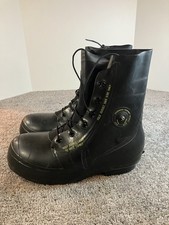 Vintage US Army Bata Boots Men's Size 12W Mickey Mouse Bunny Black 1984 picture