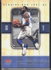 2002-03 Fleer Genuine #58 Tracy McGrady (B111) picture