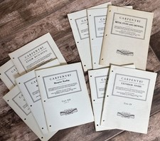 Lot Of 10 Vintage Carpentry Instructional Units For Construction 1950s Union picture